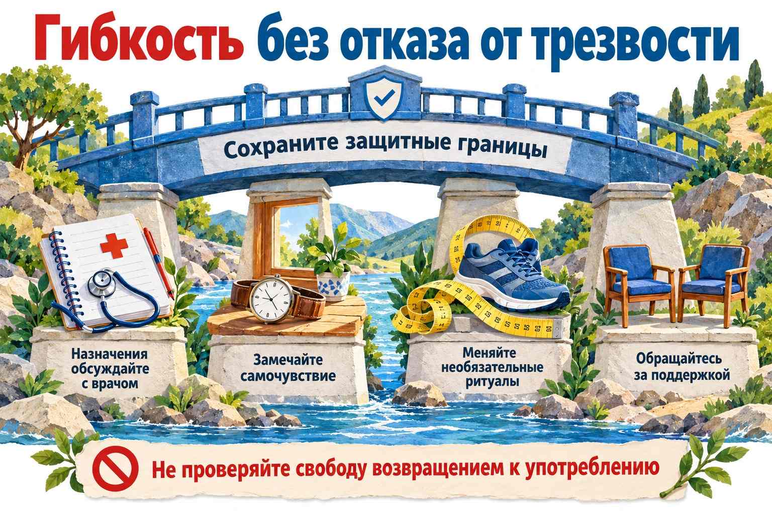 Как вернуть гибкость и сохранить трезвость Опоры для гибкого восстановления без отказа от трезвости