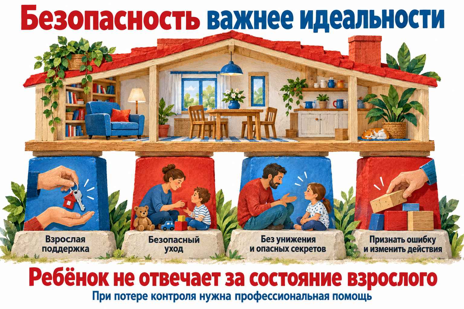 На чём строится безопасное родительство Четыре практические опоры безопасного родительства при семейной истории зависимости